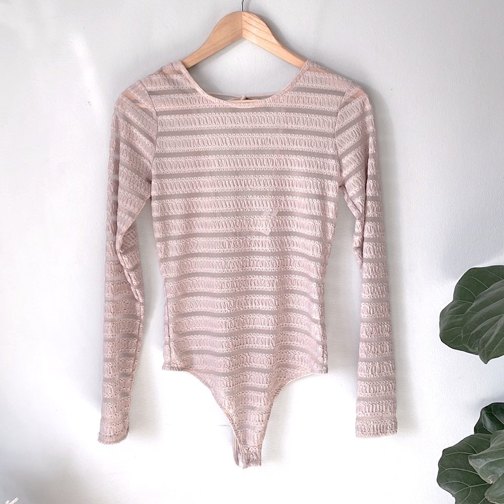 Like New! Pinky Otto Brand Blush Body Suit